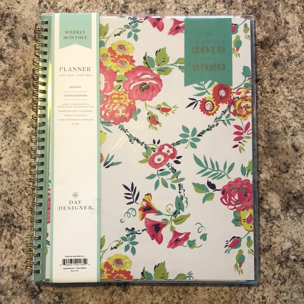 2019-2020 Day Designer Weekly and Monthly Planner